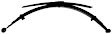 J40FS Front, Driver or Passenger Side Leaf Spring