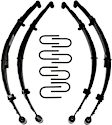 1976 Jeep CJ5 - Suspension Lift Kit - Softride Series 3.5-4 in. Lift, Kit