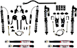 JK60SLSK-SX Suspension Lift Kit - 5-6 in. Lift, Kit
