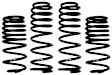 LOWJK024-R Lowjacker Series Lowering Springs - 2-2.5 in., 2-2.5 in., Set of 4
