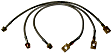 RBL76 Rear Brake Line, Stainless Steel