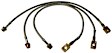 RBL98 Rear Brake Line, Stainless Steel