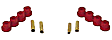 1989 Jeep Wrangler - Front or Rear Leaf Spring Bushing, 2-spring set