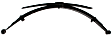 TCR25S Rear, Driver or Passenger Side, 2.5 in. Leaf Spring