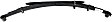 TCR515S Rear, Driver or Passenger Side Leaf Spring