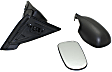 Driver Side Mirror, Power, Manual Folding, Heated, Paintable, No Signal Light, With memory, No Puddle Light, No Auto-Dimming, No Blind Spot Feature