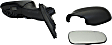 Driver Side Mirror, Power, Manual Folding, Heated, Paintable, No Signal Light, With memory, No Puddle Light, No Auto-Dimming, No Blind Spot Feature