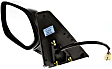 Driver Side Mirror, Power Adjust, Non-Heated, Manual Folding, Paintable, No Signal Light, No Memory, No Puddle Light, No Auto-Dim, No Blind Spot Feature