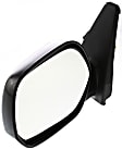 Driver Side Mirror, Power Adjust, Non-Heated, Manual Folding, Paintable, No Signal Light, No Memory, No Puddle Light, No Auto-Dim, No Blind Spot Feature