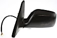 Driver Side Mirror, Power Adjust, Non-Heated, Manual Folding, Paintable, No Signal Light, No Memory, No Puddle Light, No Auto-Dim, No Blind Spot Feature
