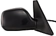 2004-2006 Scion xB - Passenger Side Mirror, Power Adjust, Non-Heated, Manual Folding, Paintable, No Signal Light, Without Memory Recall, No Puddle Light, No Auto-Dimming, No Blind Spot Feature