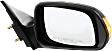 Passenger Side Mirror, Power Adjust, Non-Heated, Non-Folding, Paintable, In-housing Signal Light, No Memory, No Puddle Light, No Auto-Dimming, No Blind Spot Feature
