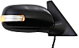 2008-2015 Scion xB - Passenger Side Mirror, Power, Manual Folding, Non-Heated, Paintable, In-housing Signal Light, No Memory, No Puddle Light, No Auto-Dimming, No Blind Spot Feature, Base Model
