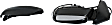 Driver Side Mirror, Power, Manual Folding, Non-Heated, Paintable, In-housing Signal Light, No Memory, No Puddle Light, No Auto-Dimming, No Blind Spot Feature, Base Model