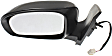Driver Side Mirror, Power, Manual Folding, Non-Heated, Paintable, In-housing Signal Light, No Memory, No Puddle Light, No Auto-Dimming, No Blind Spot Feature, Base Model