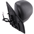 Driver Side Mirror, Power Adjust, Manual Folding, Heated, Paintable, In-housing Signal Light, No Memory, No Puddle Light, No Auto-Dimming, No Blind Spot Feature, Base Model