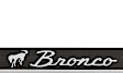 ACC-LPF-BRONCO License Plate Frame - Direct Fit, Sold Individually