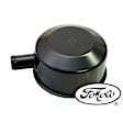 C5ZZ-6766-B Oil Filler Cap - Black, Steel, Direct Fit, Sold Individually