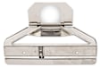 C6TZ-13585-S License Plate Frame - Stainless Steel, Direct Fit, Sold Individually