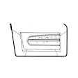 C7ZZ-6520530-1A Door Seal - 2 pieces