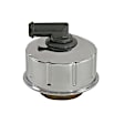 C8AZ-6766-BR Oil Filler Cap - Chrome, Steel, Direct Fit, Sold Individually