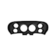 C9ZZ-10838-BK Direct Fit Instrument Panel Switch Bezel, Sold Individually