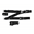 SB-3P-BK-68-C Seat Belt, - Black