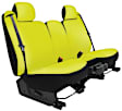 K020-1D-0NYL Front Row Seat Cover, Yellow, Made of Neosupreme, Solid Design, Low Back Bucket Neosupreme Series