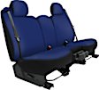 K020-2E-0GRB Front Row Seat Cover, Royal Blue, Made of Neoprene, Solid Design, Low Back Bucket Genuine Neoprene Series