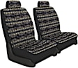 K020-2E-14SGY Front Row Seat Cover, Gray, Made of Tweed, Southwest Design, Low Back Bucket Southwest Sierra Series
