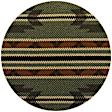 K020-2E-1SGN Front Row Seat Cover, Green, Made of Tweed, Southwest Design, Low Back Bucket Southwest Sierra Series