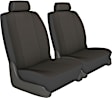 K020-2J-1OSV Front Row Seat Cover, Silver, Made of Spacer Mesh, Solid Design, Low Back Bucket Cool Mesh Series