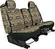 K020-4G-0SGN Front Row Seat Cover, Green, Made of Tweed, Southwest Design, Low Back Bucket Southwest Sierra Series