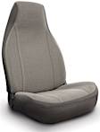 K020-A5-06GY Front Row Seat Cover, Gray, Polyester, Solid Design, Low Back Bucket GrandTex Series