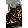 K020-C3-0SBK Front Row Seat Cover, Black, Made of Tweed, Southwest Design, Low Back Bucket Southwest Sierra Series