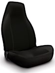 K020-C3-16BK Front Row Seat Cover, Black, Polyester, Solid Design, Low Back Bucket GrandTex Series