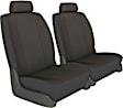 K020-C3-3OSV Front Row Seat Cover, Silver, Made of Spacer Mesh, Solid Design, Low Back Bucket Cool Mesh Series