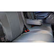 K020-C4-0OSV Front Row Seat Cover, Silver, Made of Spacer Mesh, Solid Design, Low Back Bucket Cool Mesh Series