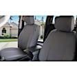 K020-C4-0OSV Front Row Seat Cover, Silver, Made of Spacer Mesh, Solid Design, Low Back Bucket Cool Mesh Series