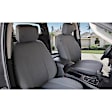 K020-C4-0OSV Front Row Seat Cover, Silver, Made of Spacer Mesh, Solid Design, Low Back Bucket Cool Mesh Series