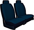 K020-D2-12TDB Front Row Seat Cover, Dark Blue, Made of Tweed, Solid Design, Low Back Bucket Duramax Tweed Series