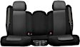 K020-D2-13UCB Front Row Seat Cover, Charcoal Insert With Black Sides, Made of Neoprene, Solid Design, Low Back Bucket Genuine Neoprene Series