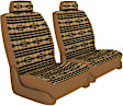 K020-D2-17STN Front Row Seat Cover, Tan, Made of Tweed, Southwest Design, Low Back Bucket Southwest Sierra Series