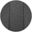 K020-D2-22OCH Front Row Seat Cover, Charcoal, Made of Spacer Mesh, Solid Design, Low Back Bucket Cool Mesh Series