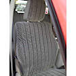 2013 Nissan Xterra - Front Row, Charcoal, Seat Cover, With Seat Airbags, With Fold-Flat Passenger Backrest, Made of Velour, Solid Design, Low Back Bucket
