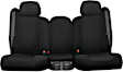 K020-L7-1UBC Front Row Seat Cover, Black Insert With Black Sides, Made of Neoprene, Solid Design, Low Back Bucket Genuine Neoprene Series