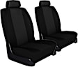 K020-L7-6OBK Front Row Seat Cover, Black, Made of Spacer Mesh, Solid Design, Low Back Bucket Cool Mesh Series