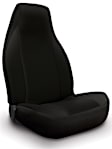 K020-P7-06BK Front Row Seat Cover, Black, Polyester, Solid Design, Low Back Bucket GrandTex Series