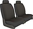 K020-Q3-0OSV Front Row Seat Cover, Silver, Made of Spacer Mesh, Solid Design, Low Back Bucket Cool Mesh Series