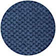K020-Q6-10RMB Front Row Seat Cover, Medium Blue, Made of Velour, Solid Design, Low Back Bucket Plush Regal Series